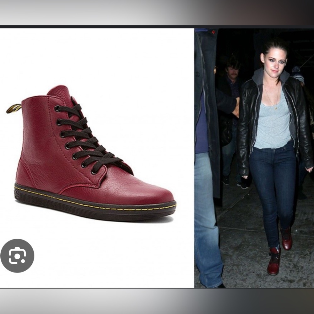 Dr. Marten Leyton Cherry leather, UK 7 / USW 9
